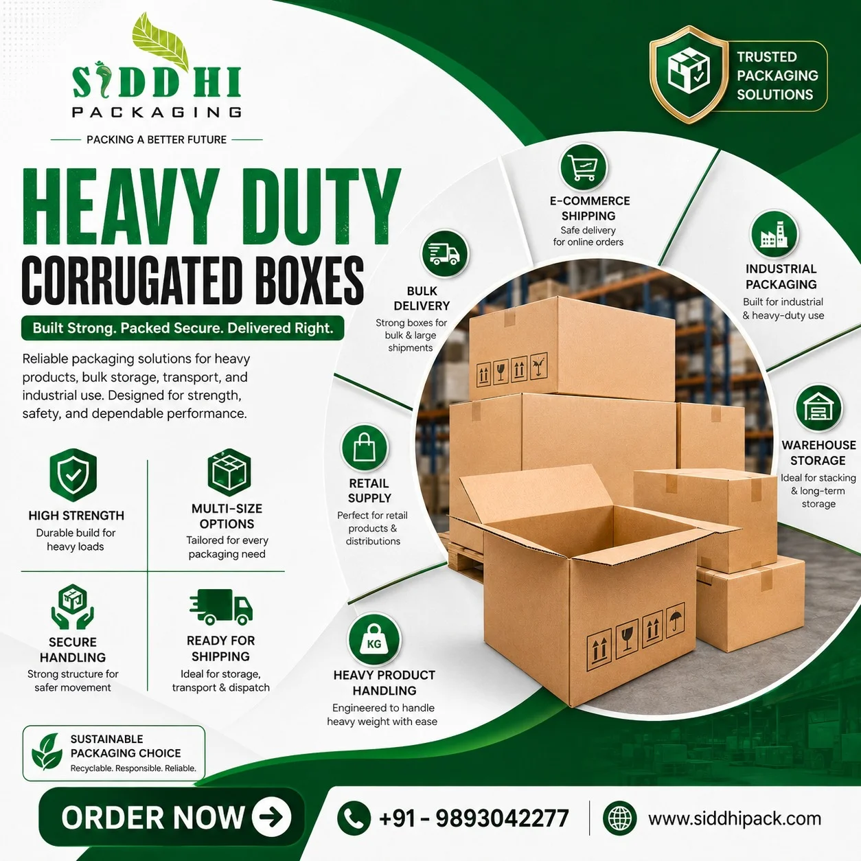 Heavy Duty Corrugated Boxes in Indore